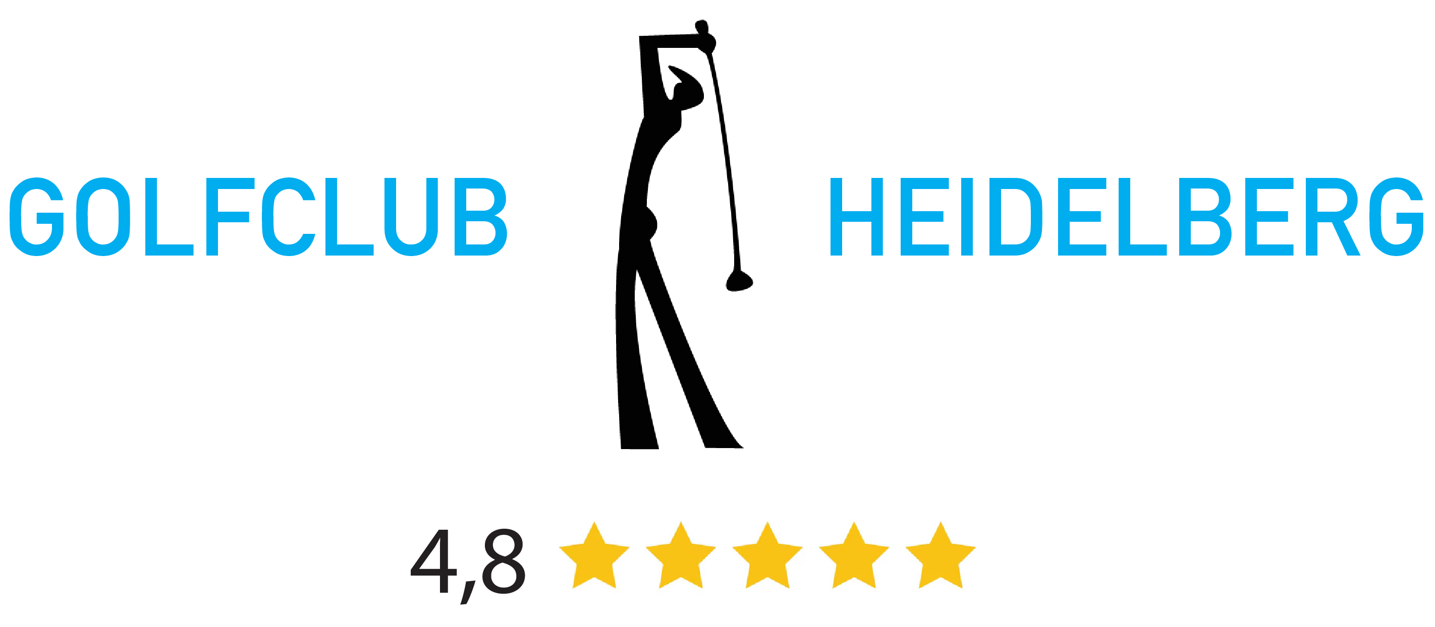 Golfer Logo mit 4,8 Sterne Neu